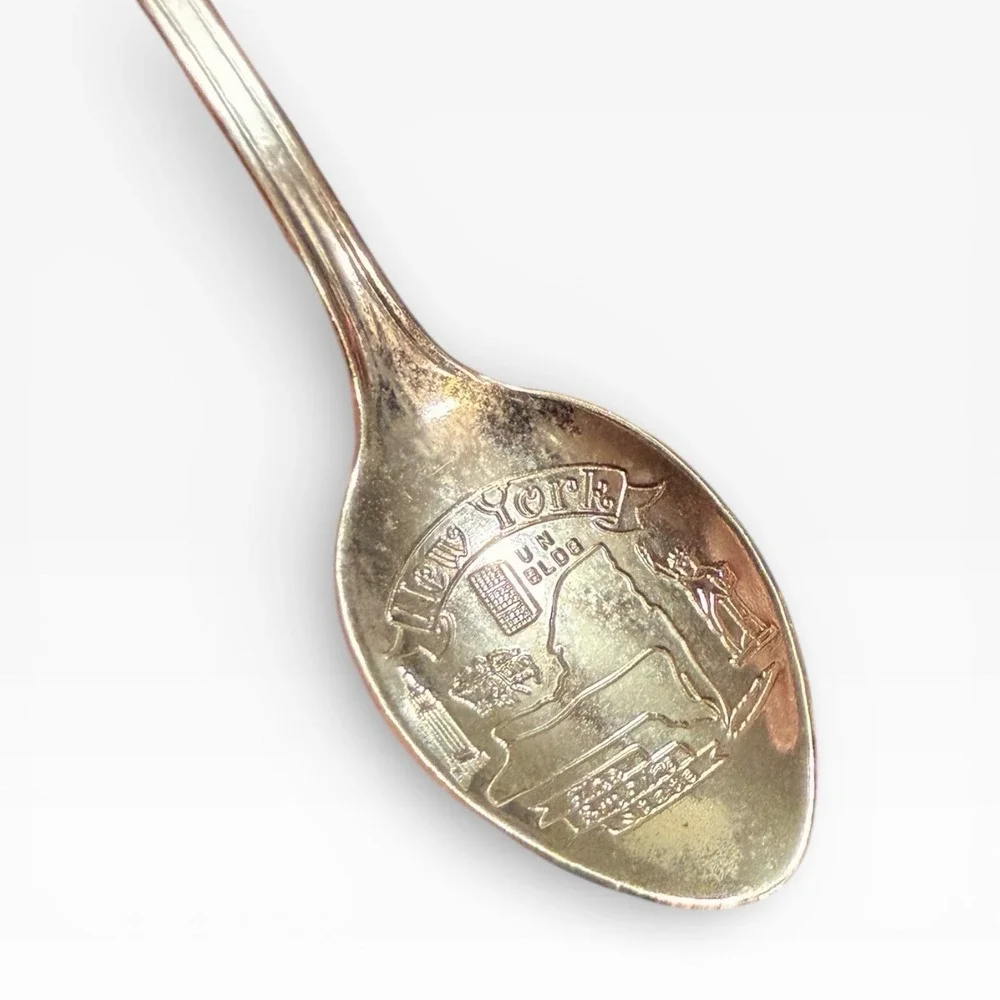 Lot of (2)‎ New York State Souvenir Spoons Collectible